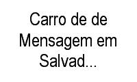 Logo Carro de de Mensagem em Salvador  zap  