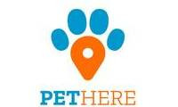 Logo Pet Here em Centro