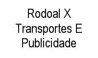 Logo Rodoal X Transportes E Publicidade em Rocha Miranda