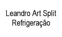 Logo Leandro Art Split Refrigeração em Banco de Areia