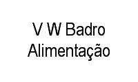 Logo V W Badro Alimentação