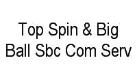 Logo Top Spin & Big Ball Sbc Com Serv