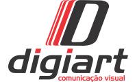 Logo de Digiart Comunicação Visual em Vermelha