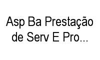 Logo Asp Ba Prestação de Serv E Promot de Vendas em Nazaré