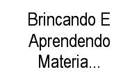 Logo Brincando E Aprendendo Materiais Educativos em Aterrado