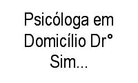 Logo Psicóloga em Domicílio Dr° Simeia Lopes em Engenho de Dentro