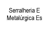 Logo Serralheria E Metalúrgica Es em Jardim Tropical
