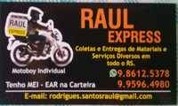 Logo Raul Express Entregas Rápidas em Rio dos Sinos