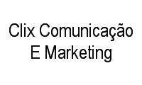 Logo Clix Comunicação E Marketing