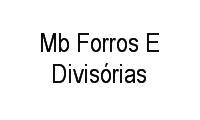 Logo Mb Forros E Divisórias em Vila Maria