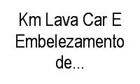 Logo Km Lava Car E Embelezamento de Automóveis em Pinheirinho