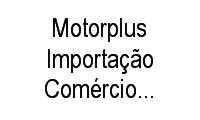Logo Motorplus Importação Comércio E Distribuição de Auto Peças em Água Verde