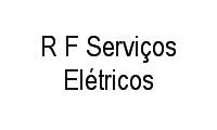 Logo R F Serviços Elétricos em Nova Cidade