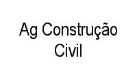 Logo Ag Construção Civil em Itoupava Central