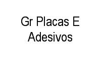 Logo Gr Placas E Adesivos