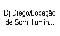 Logo Dj Diego/Locação de Som_Iluminação_Telão em Jardim Brasília