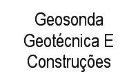 Logo Geosonda Geotécnica E Construções Ltda. em Porenquanto