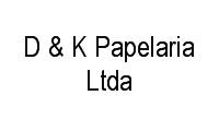 Logo D & K Papelaria em Major Lage de Cima