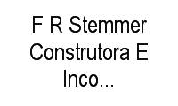 Logo F R Stemmer Construtora E Incorporadora em Chácara das Pedras