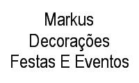 Logo Markus Decorações Festas E Eventos