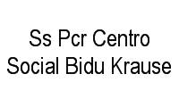 Logo Ss Pcr Centro Social Bidu Krause em Curado