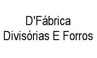 Logo D'Fábrica Divisórias E Forros em Pitangueiras