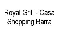Logo Royal Grill - Casa Shopping Barra em Barra da Tijuca