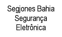 Logo Segjones Bahia Segurança Eletrônica em Sussuarana