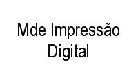 Logo de Mde Impressão Digital em Taguatinga Norte