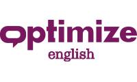 Logo Optimize English em Canaã