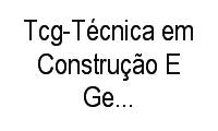 Logo Tcg-Técnica em Construção E Gerenciamento em São Conrado