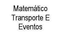 Logo Matemático Transporte E Eventos em Coutos