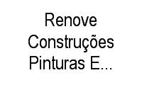 Logo Renove Construções Pinturas E Impermeabilizações em Ipiranga