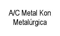 Logo A/C Metal Kon Metalúrgica em Estrela