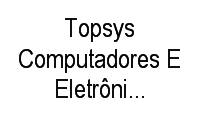 Logo Topsys Computadores E Eletrônica em Tremembé