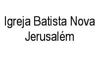 Logo Igreja Batista Nova Jerusalém em Vila Santo Amaro
