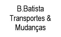 Logo B.Batista Transportes & Mudanças