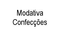 Logo Modativa Confecções em Feu Rosa