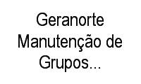 Logo Geranorte Manutenção de Grupos Geradores