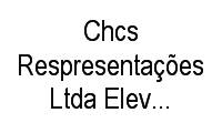 Logo Chcs Respresentações Ltda Elevadores Atlas Schind em Barroca