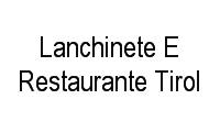 Logo Lanchinete E Restaurante Tirol em América