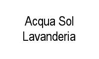 Logo Acqua Sol Lavanderia em Campeche