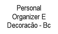 Logo Personal Organizer E Decoracão - Bc em Nações