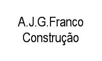 Logo A.J.G.Franco Construção em Vila Nova Conceição