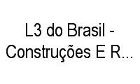 Logo L3 do Brasil - Construções E Reformas Ltda.