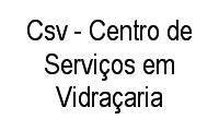 Logo Csv - Centro de Serviços em Vidraçaria em Pedreira