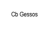 Logo Cb Gessos em Morro Santana