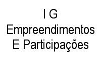 Logo I G Empreendimentos E Participações em Ipanema