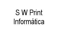 Logo S W Print Informática em Centro