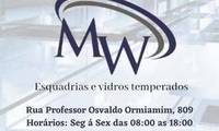Logo MW Vidraçaria e Esquadrias em Cidade Industrial
